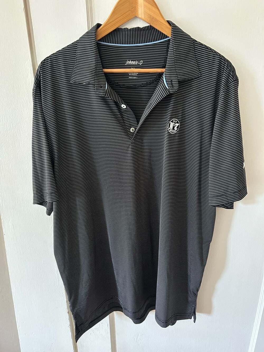 Johnnie-O Jack Daniel's Old No. 7 Brand Striped Polo Shirt XL